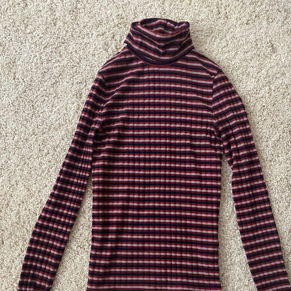 Madewell Balloon Sleeve Dress with Turtleneck - Picture 8 of 9